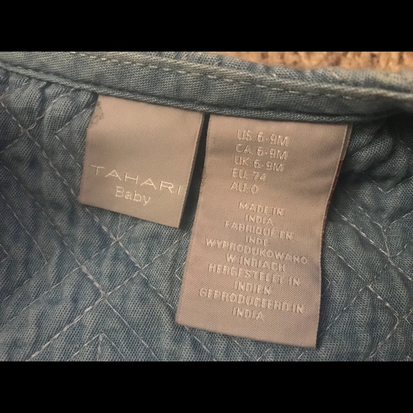 Taharai Baby Girl Chambray Jacket - Picture 3 of 6